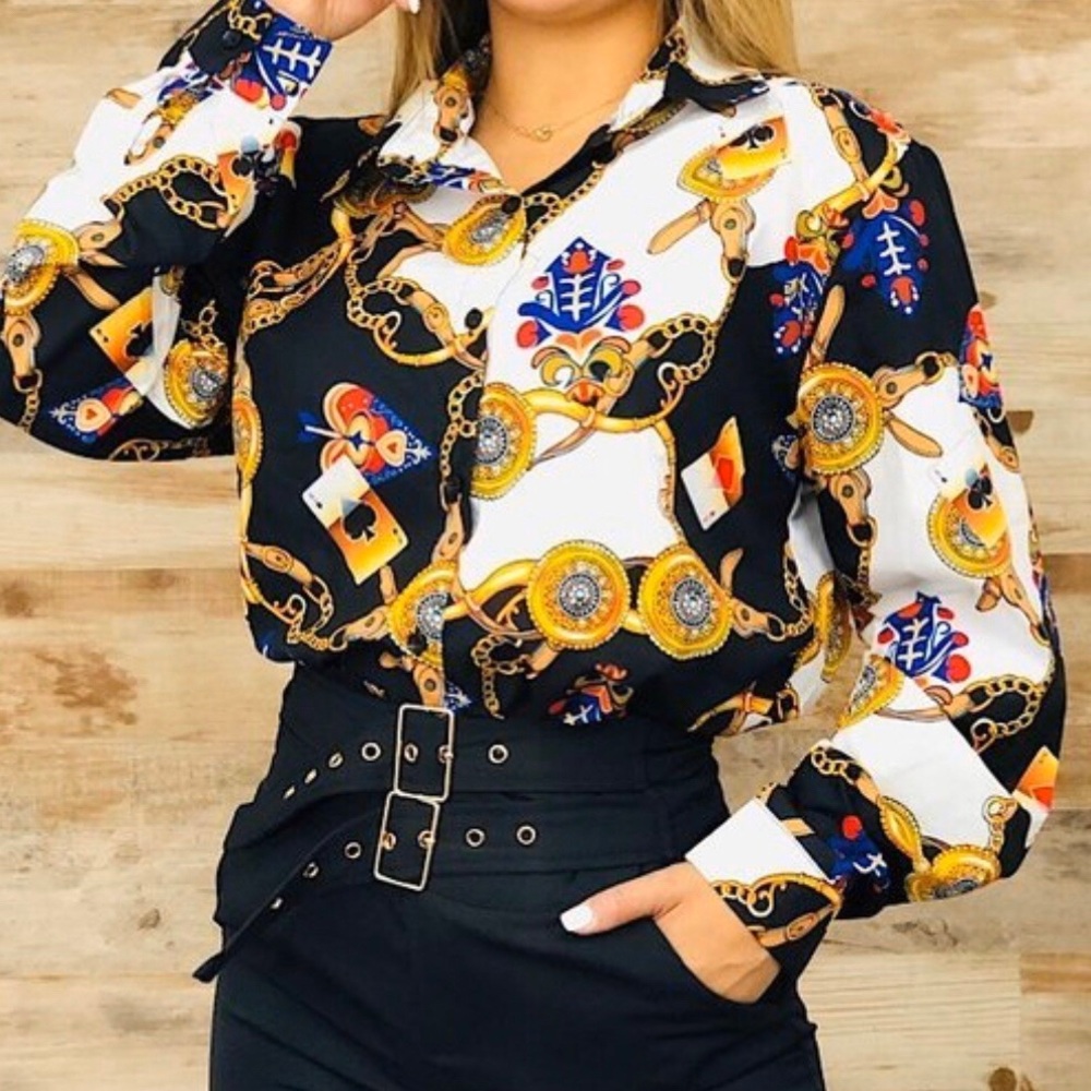 Inspired Print Top